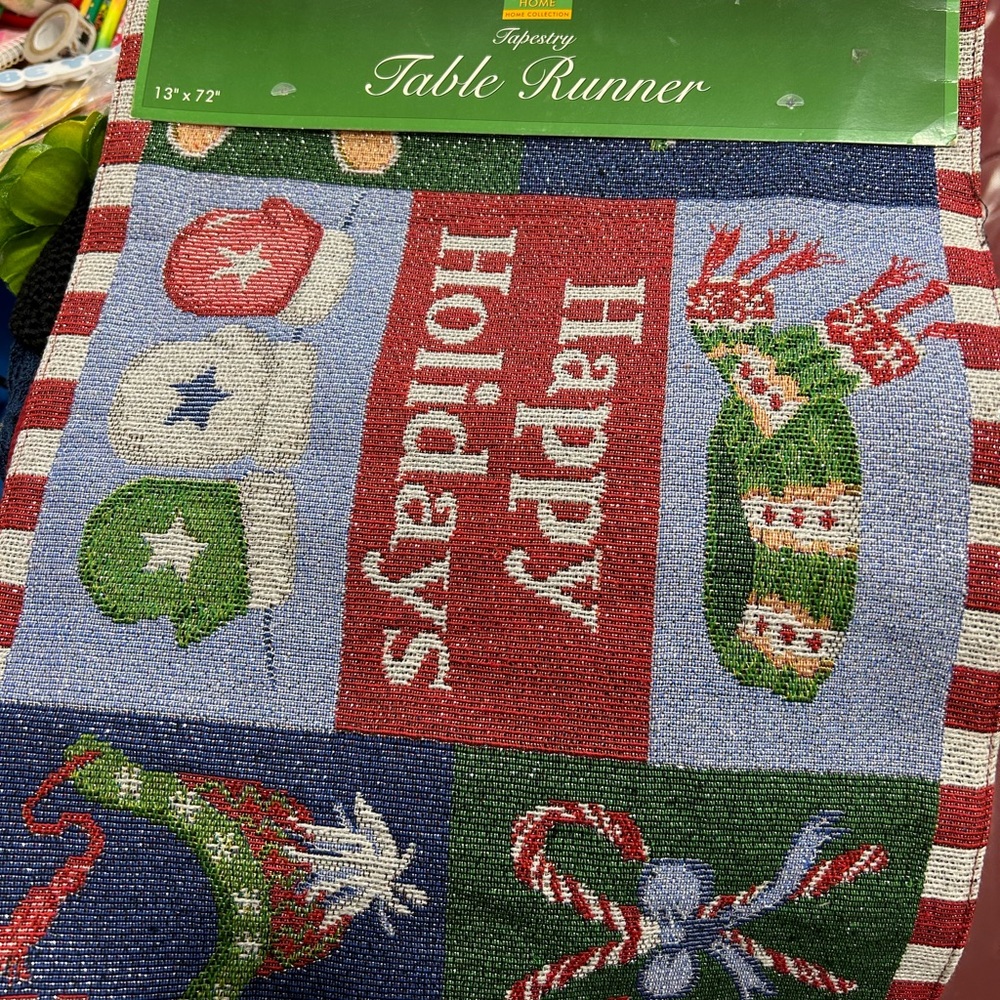 NEW Little Things of Joy Tapestry Table Runner